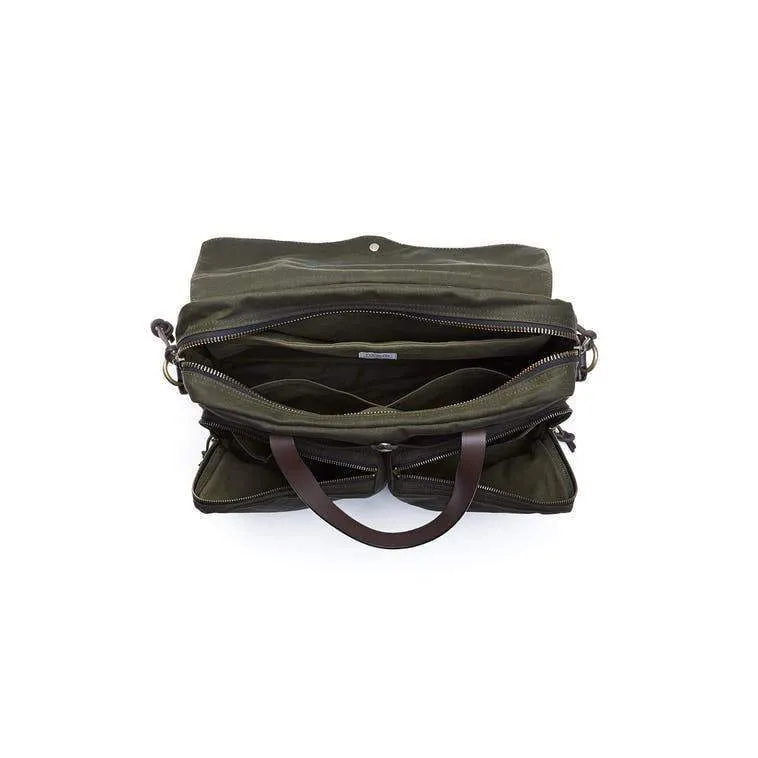 24-hour Tin Cloth Briefcase, Ottergreen