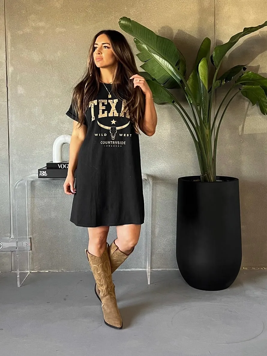 27 Vintage Texas Tee Shirt Dress