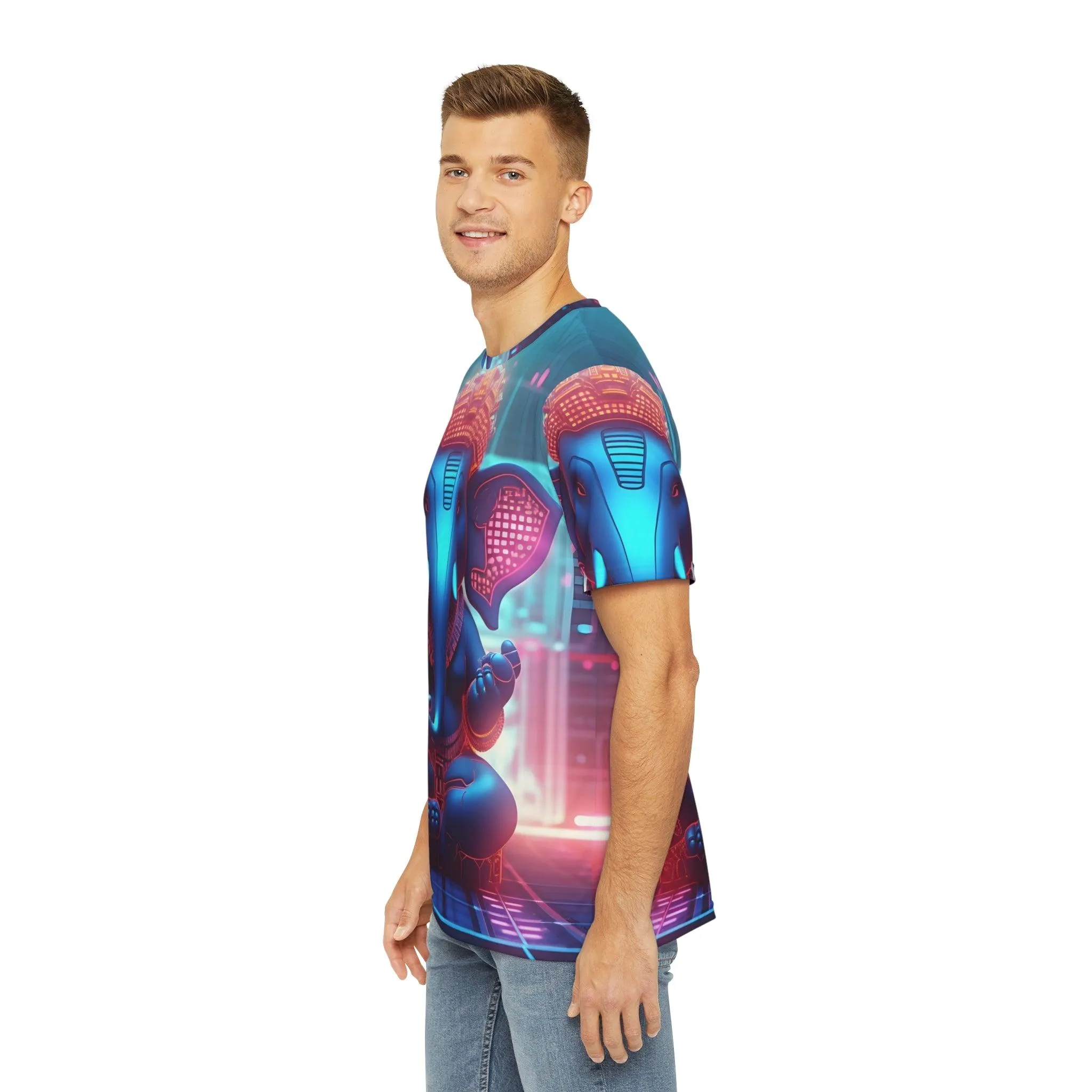 3D Ganesh Remover Of Obstacles Full Sublimation Shirt - Embrace the Power and Style Colorful Symmetrical Sublimation- All Over Print (AOP) - Street or Festival Wear