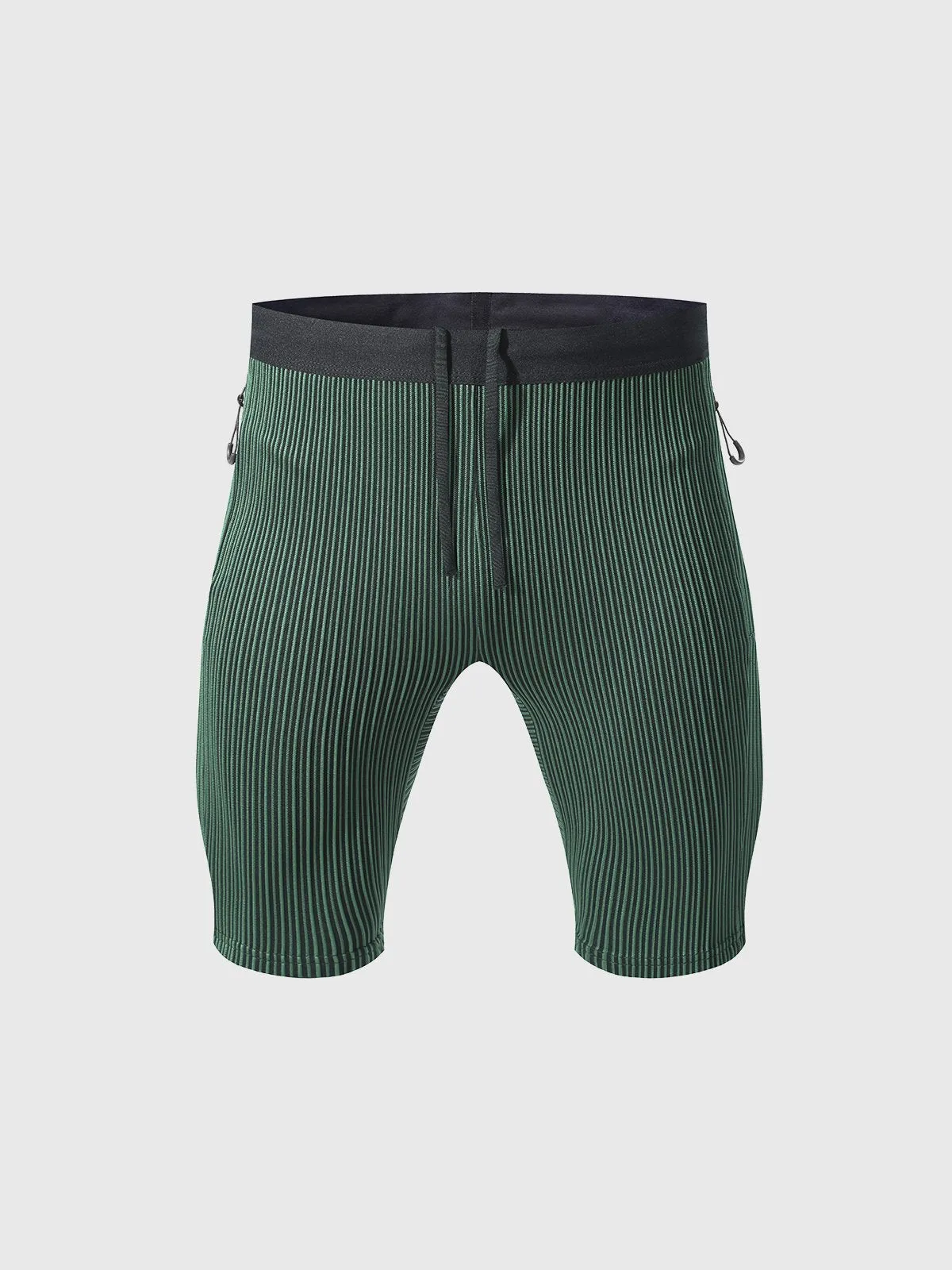 8" Pro Compression Lined Running Short with Zip Pockets