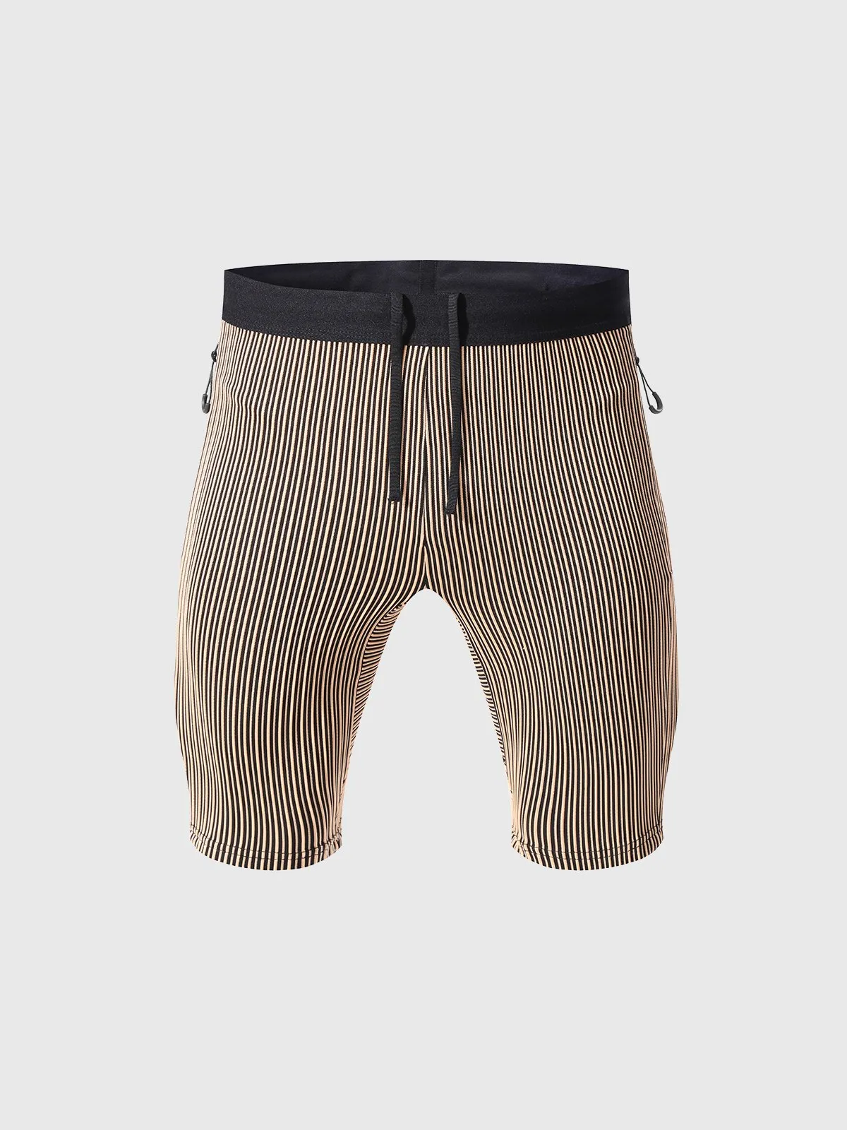 8" Pro Compression Lined Running Short with Zip Pockets