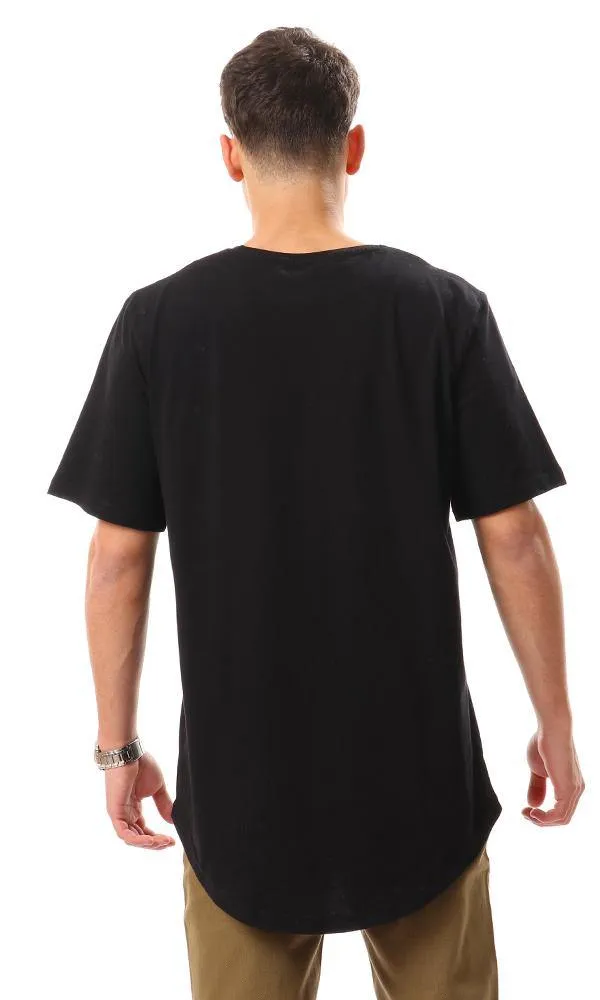 94685 Basic Solid Short Sleeves T-Shirt - Black