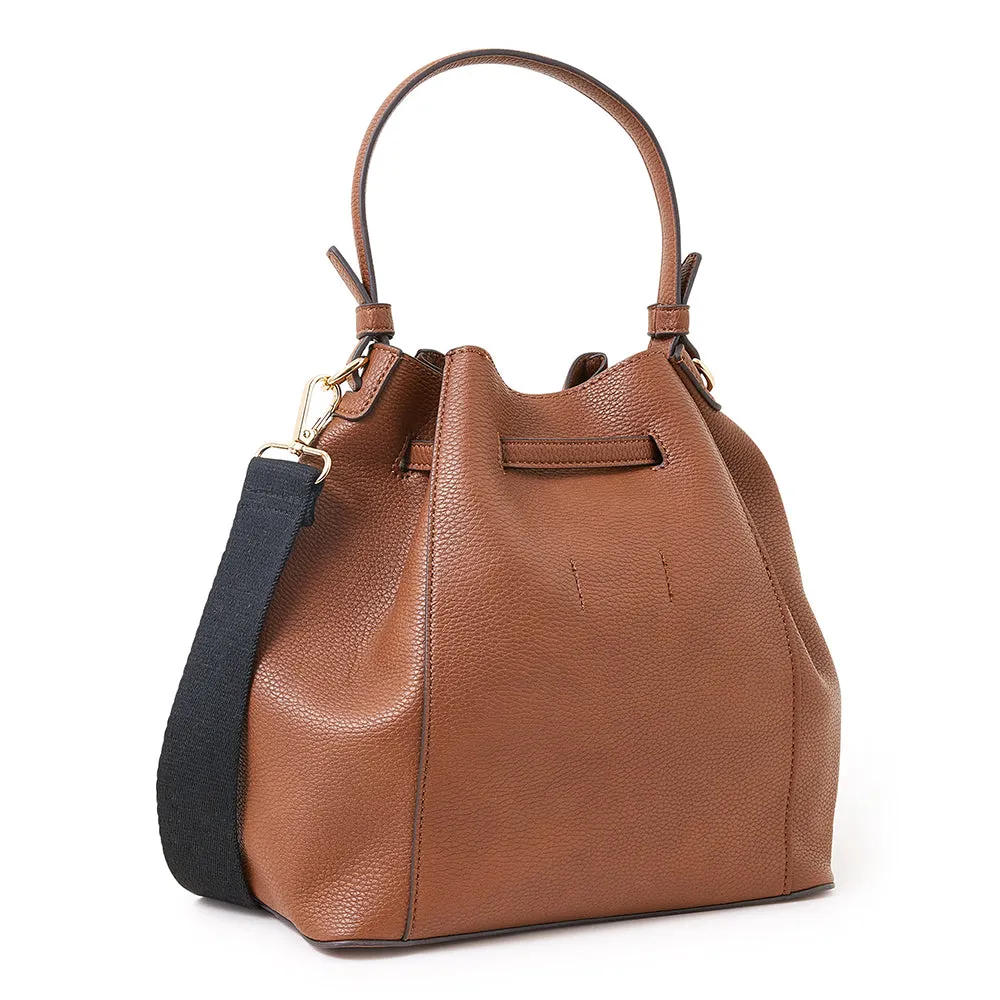 Accessorize London Tan Classic Duffle Bag