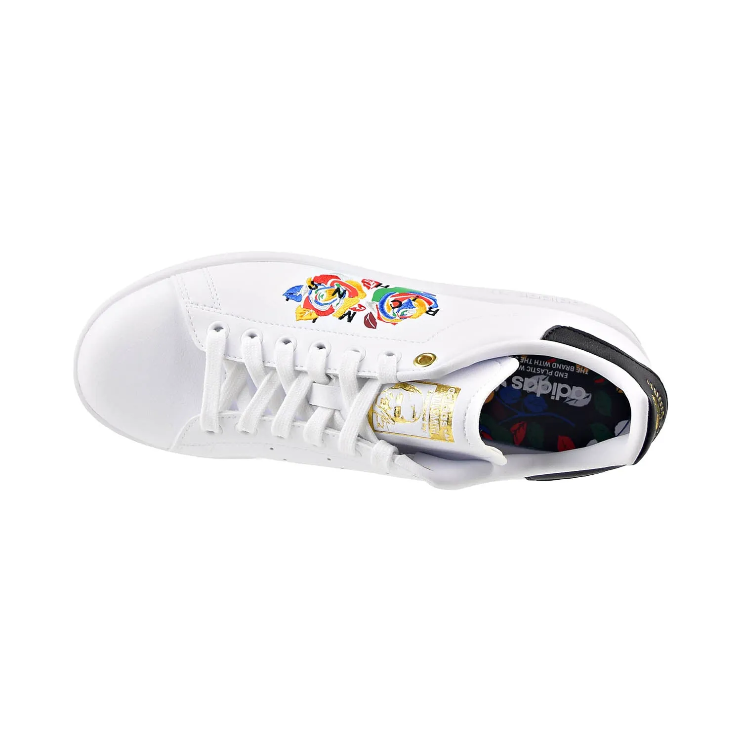 Adidas Rich Mnisi Stan Smith Women's Shoes Cloud White-Gold Metallic