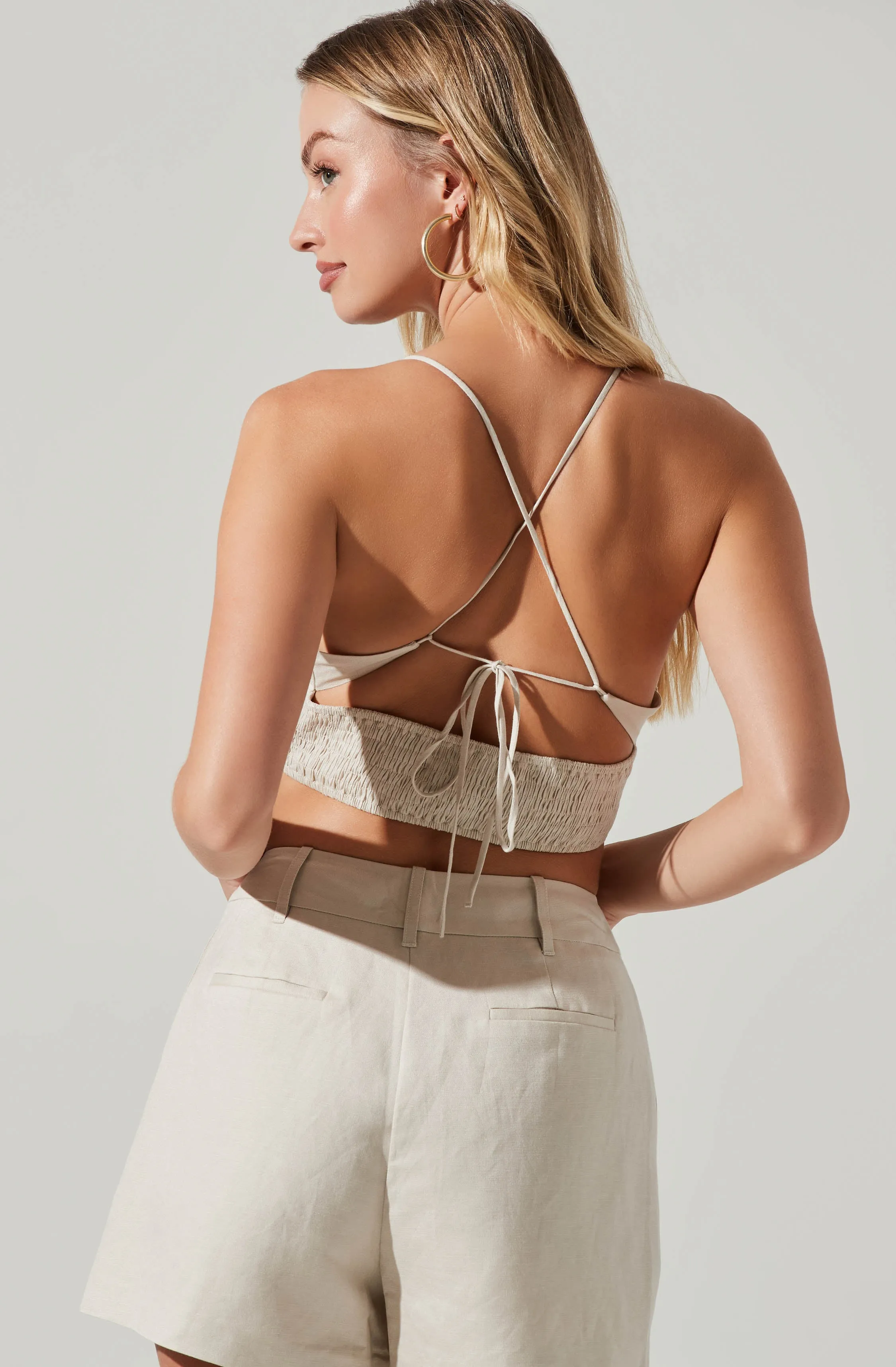 Amiah Cutout Crop Top