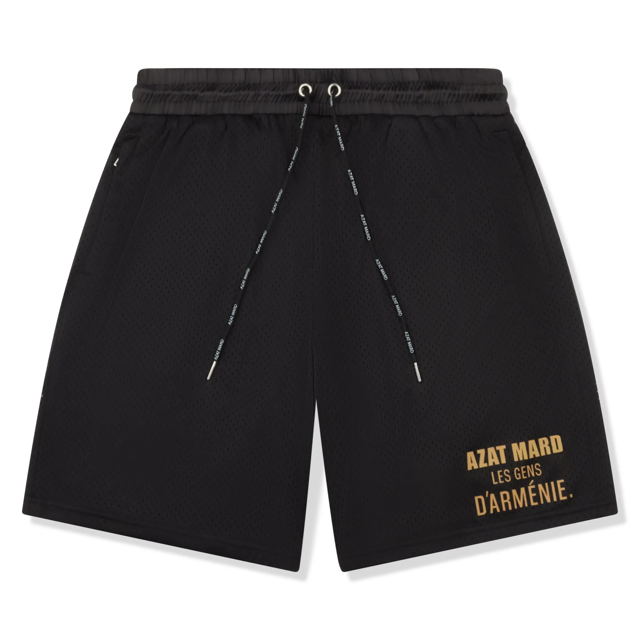 Azat Mard Les Gens Mesh Shorts Black