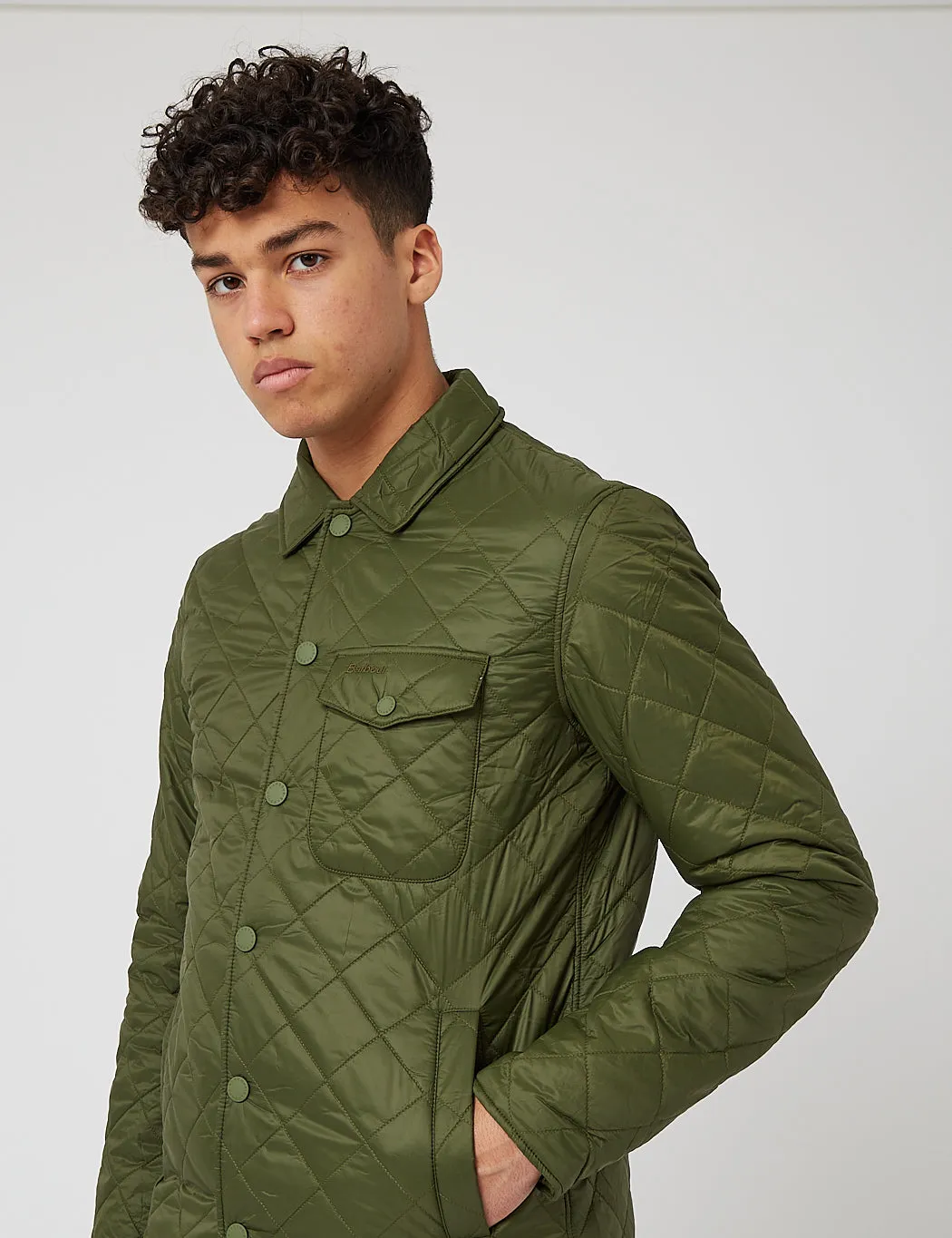 Barbour Tember Quilt Jacket - Rifle Green