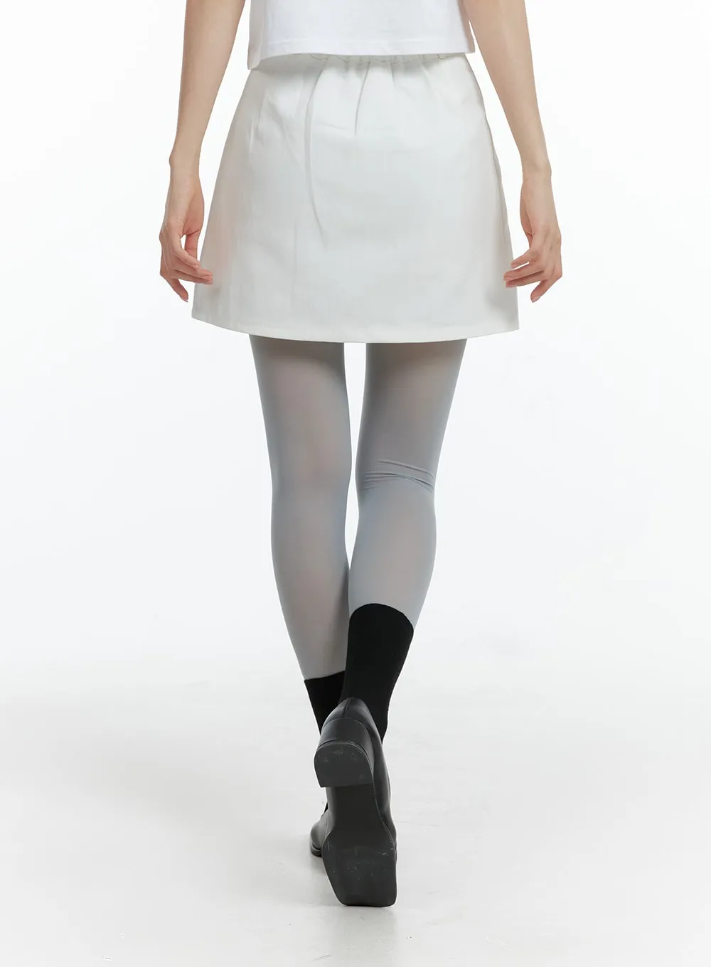 Basic A-Line Mini Skirt OF408