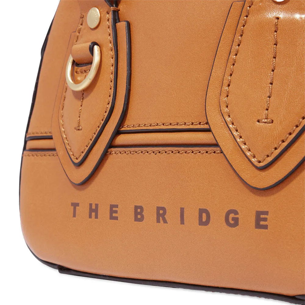 Bauletto Donna Mini THE BRIDGE linea Daphne in Pelle Arancio