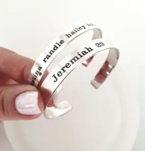 Bible Verse Engraved Bracelet