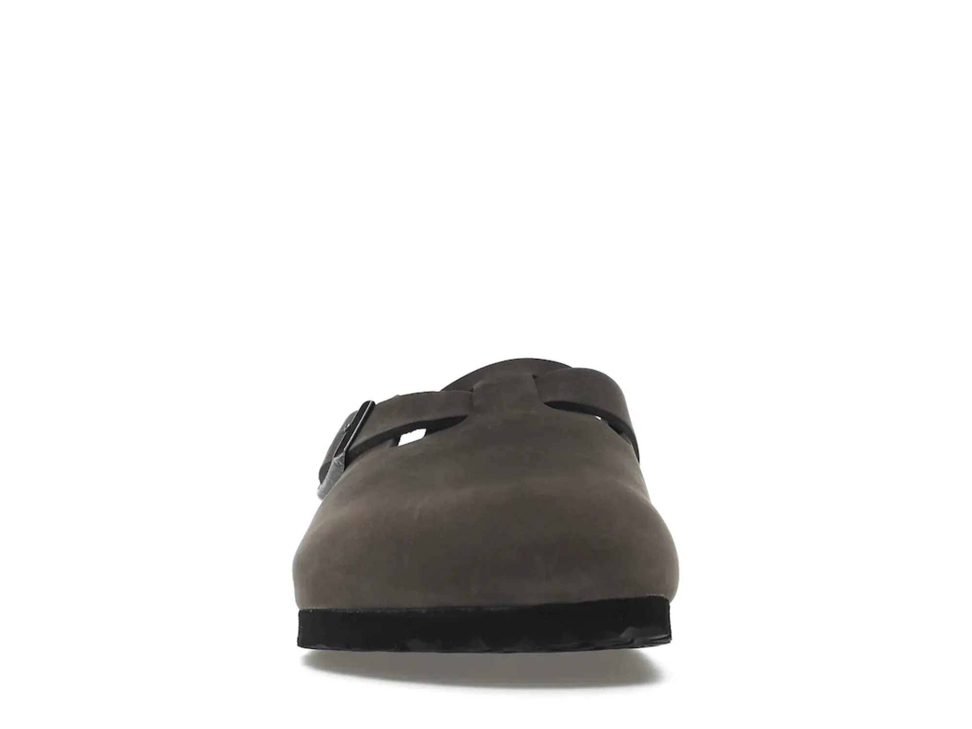 Birkenstock Boston "Soft Footbed Oiled Leather Iron Grey"