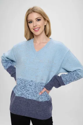 Blue Shade Sweater Top