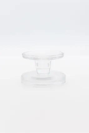 Bobbin Glass Reversible Glass Candle Holder