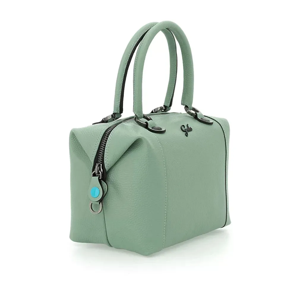 Borsa Donna a Mano con Tracolla GABS G3 PLUS in Pelle Martellata Tea Verde Medium