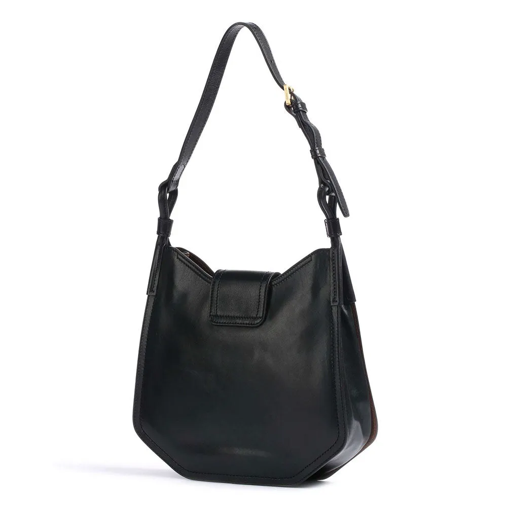 Borsa Donna a Spalla THE BRIDGE in Pelle Nera linea Ada