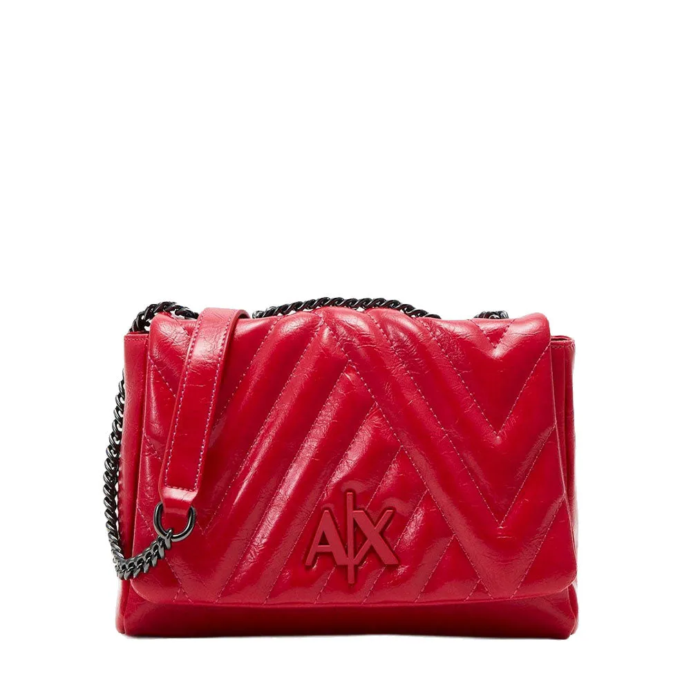 Borsa Donna a Tracolla ARMANI EXCHANGE Chiusa con Pattina colore Passion