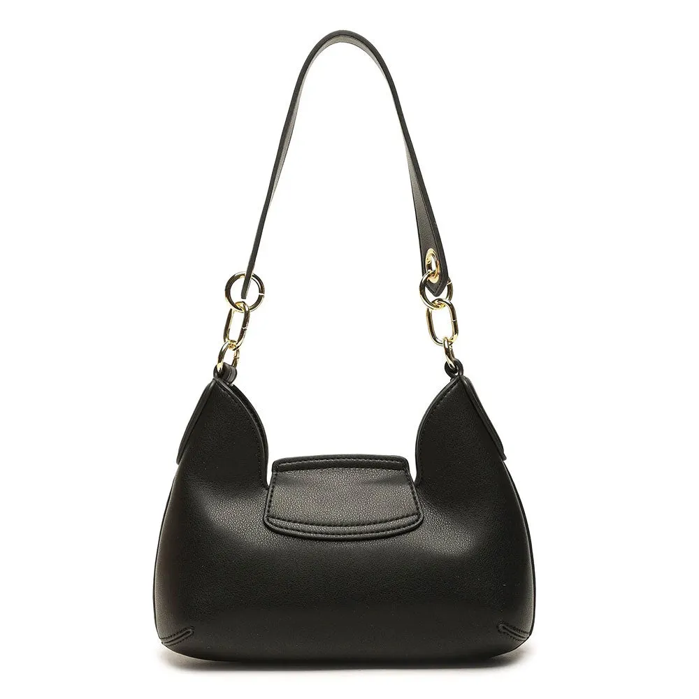 Borsa Donna Hobo Small LOVE MOSCHINO linea Gracious Eco-Friendly Nera