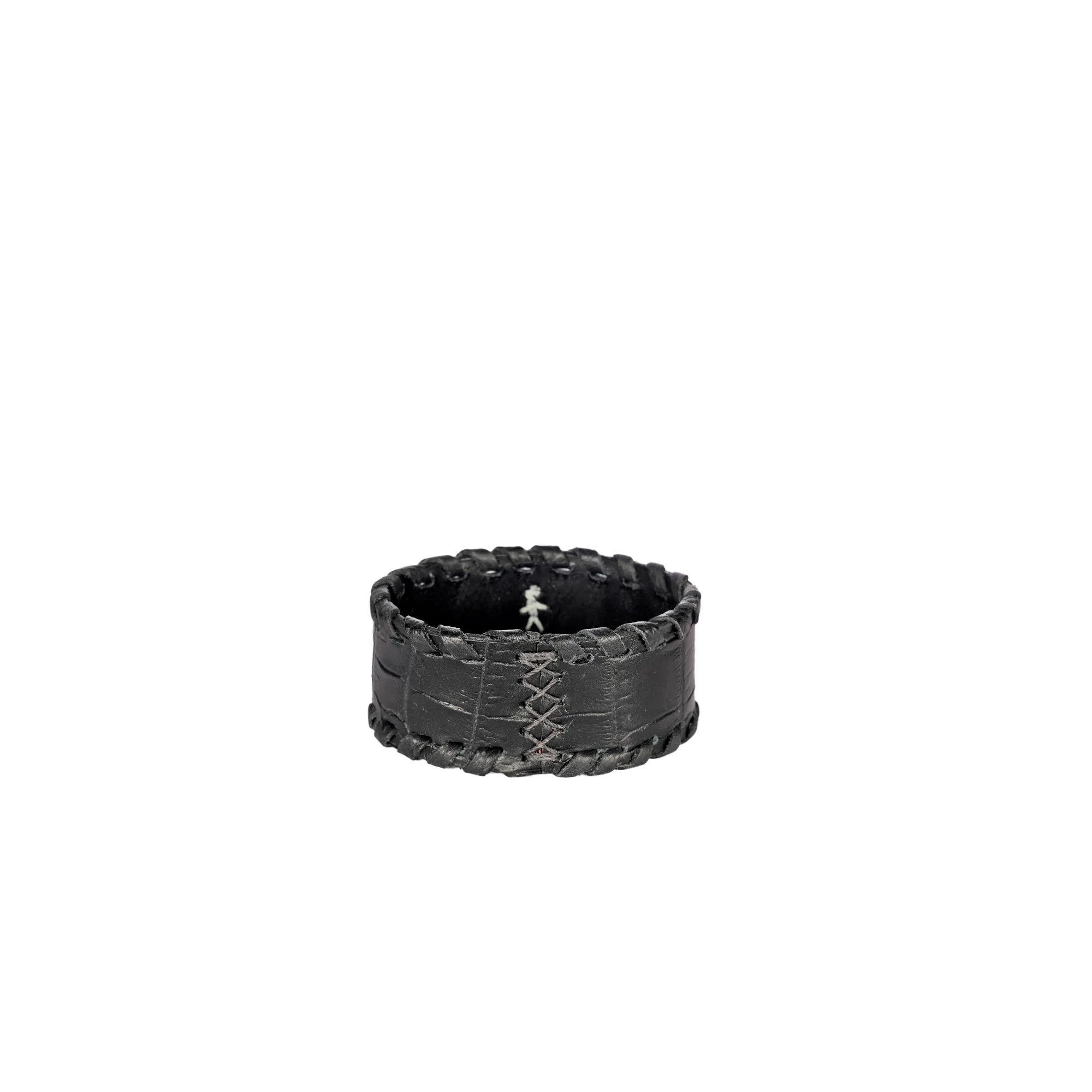 Bracelet Animal Printed Crocodile Black