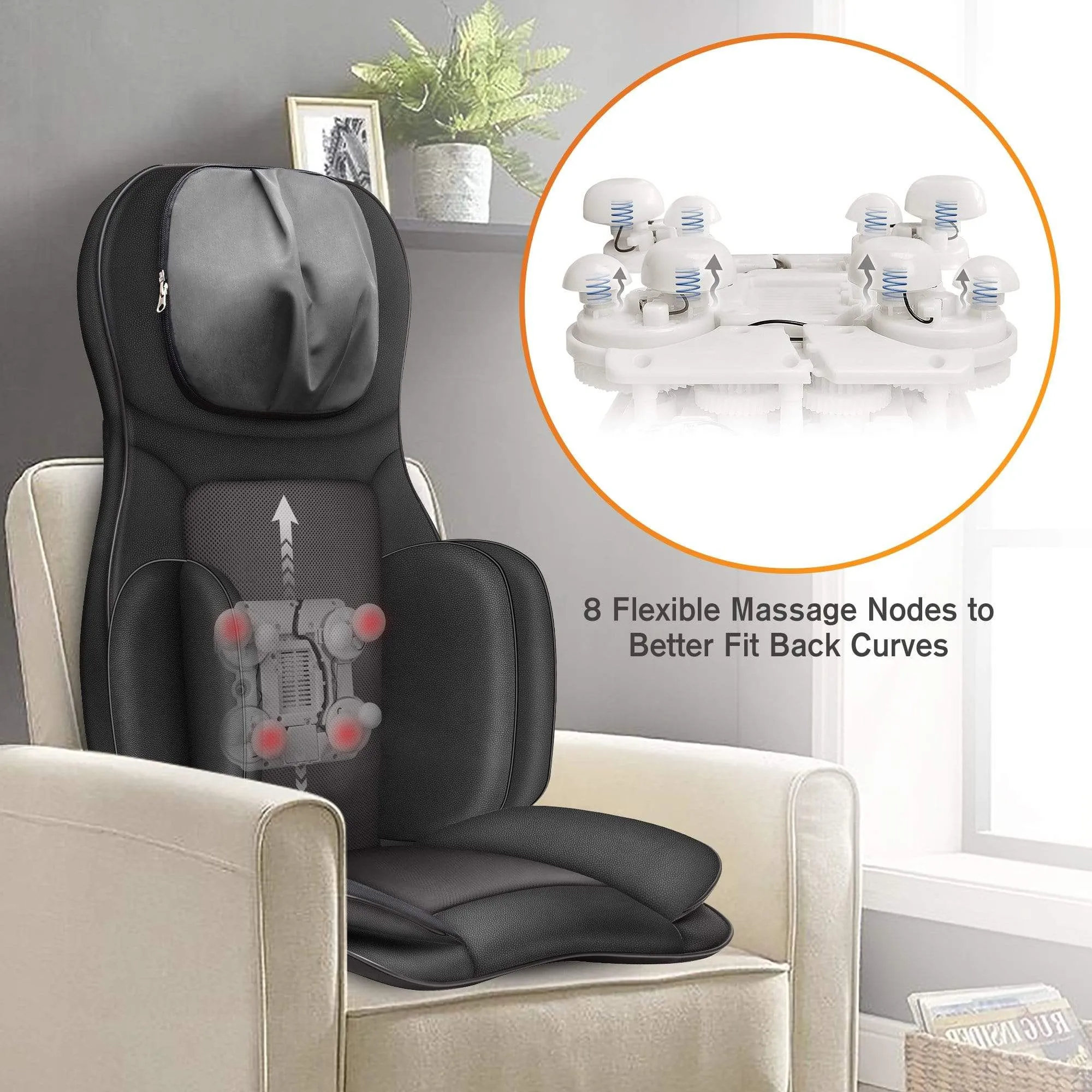 Certified Refurbished - Shiatsu Full Body Massage Chair with Heat & Kneading Air Compress - 236