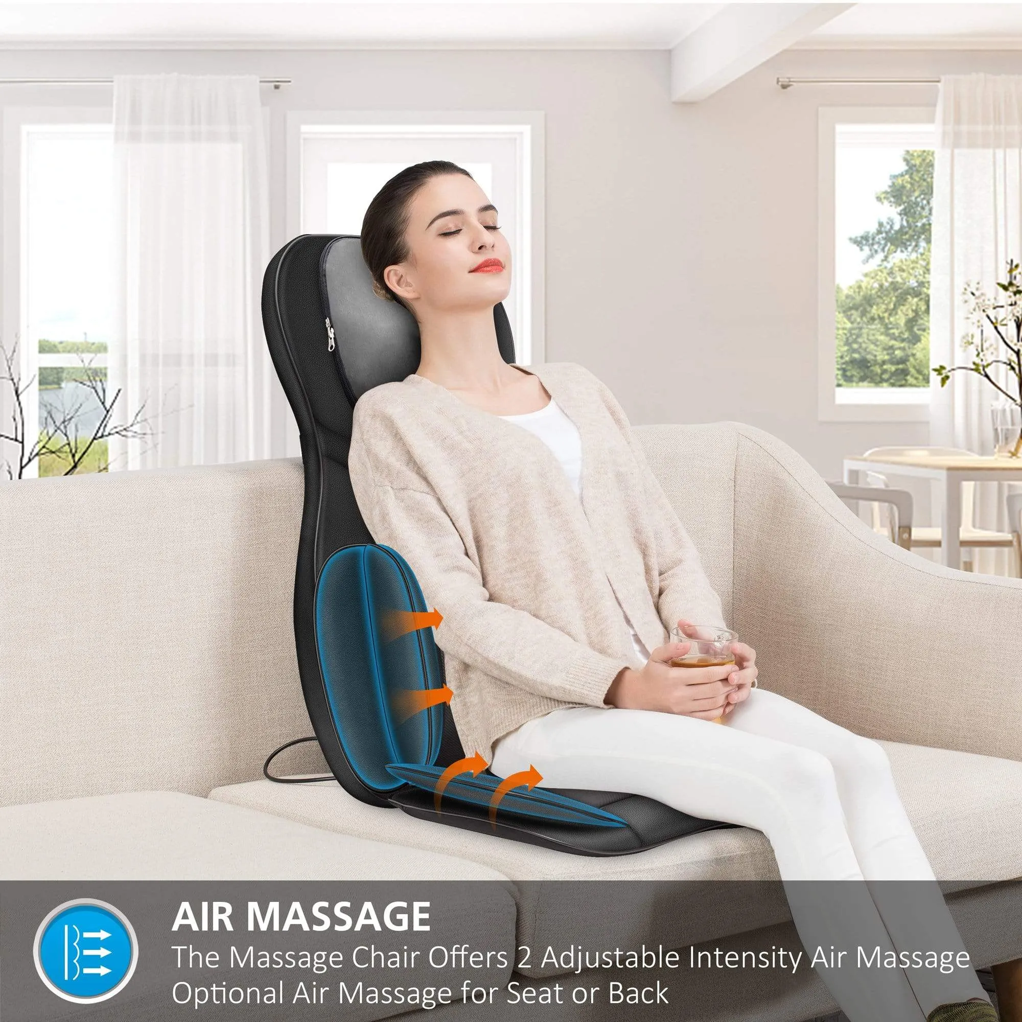 Certified Refurbished - Shiatsu Full Body Massage Chair with Heat & Kneading Air Compress - 236