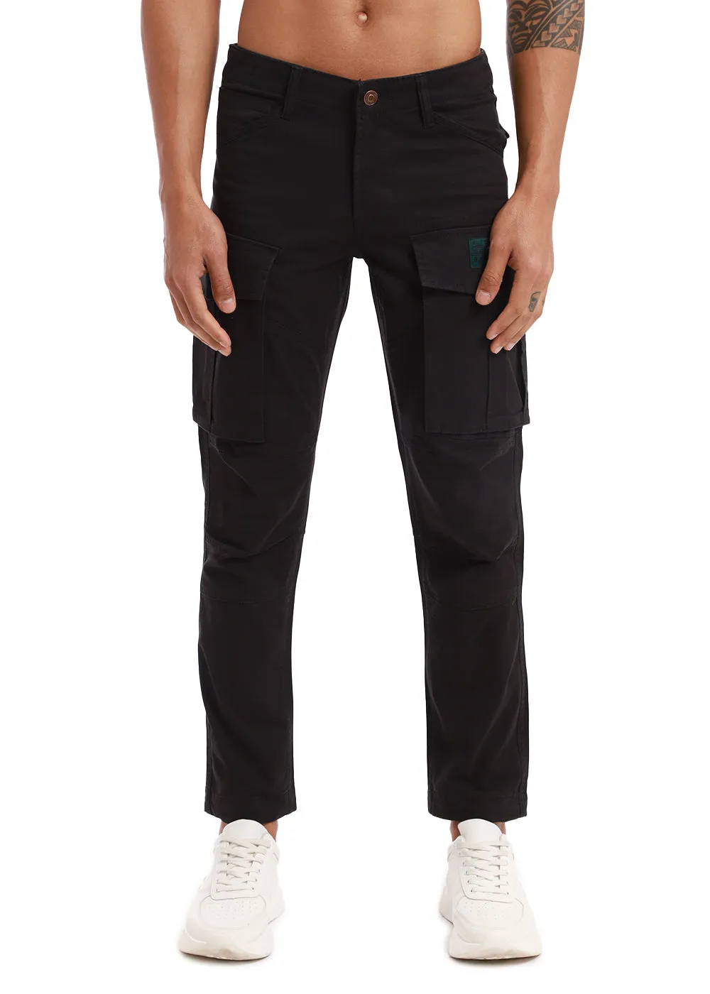 Charcoal Black Cargo Pant