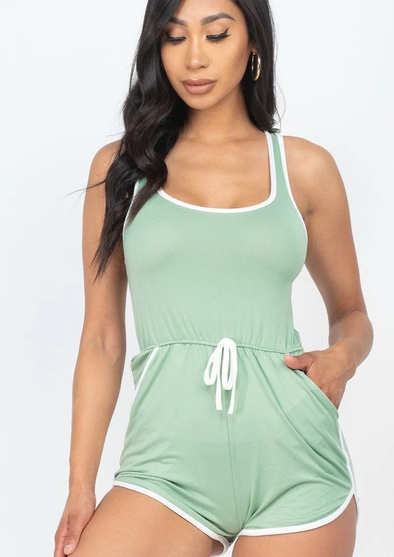 Chase Racer Back Romper