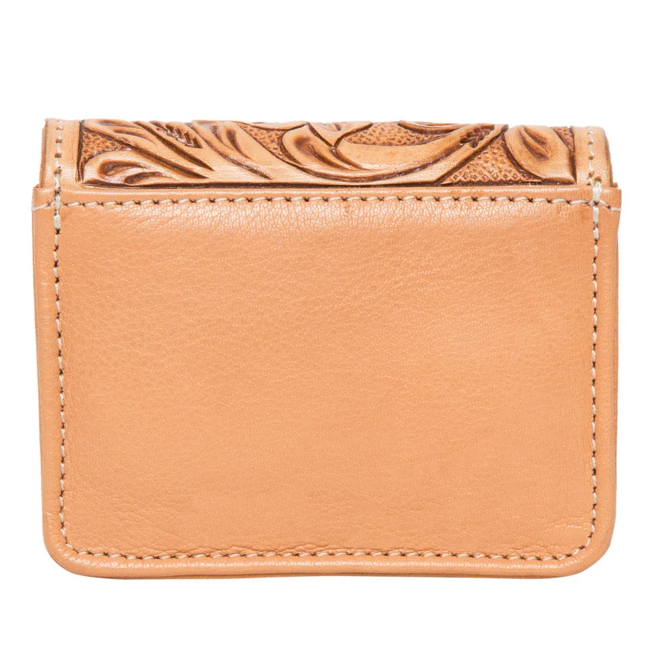 Chile Coin Purse - Tan/White