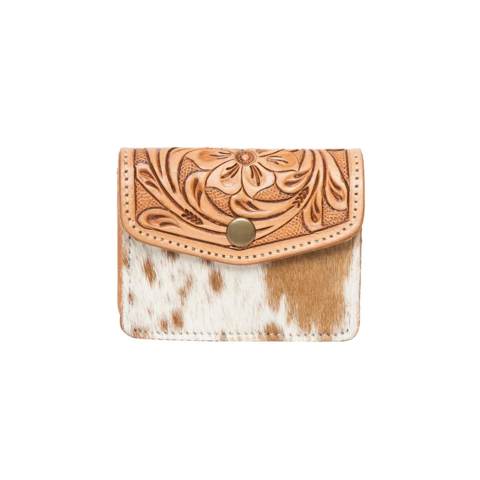 Chile Coin Purse - Tan/White