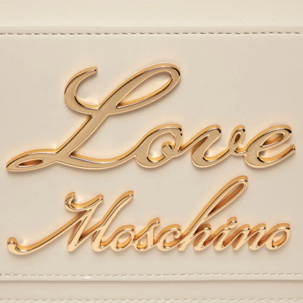 Clutch Donna con Tracolla LOVE MOSCHINO linea Lovely Love Avorio