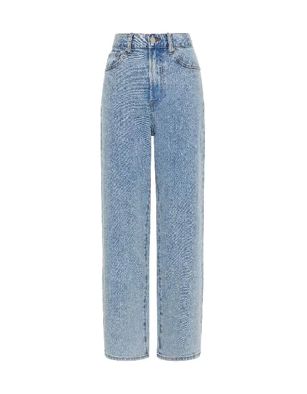 CROP WIDE LEG - FADED INDIGO