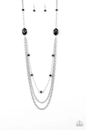 Dare To Dazzle Black Necklace - Paparazzi Accessories