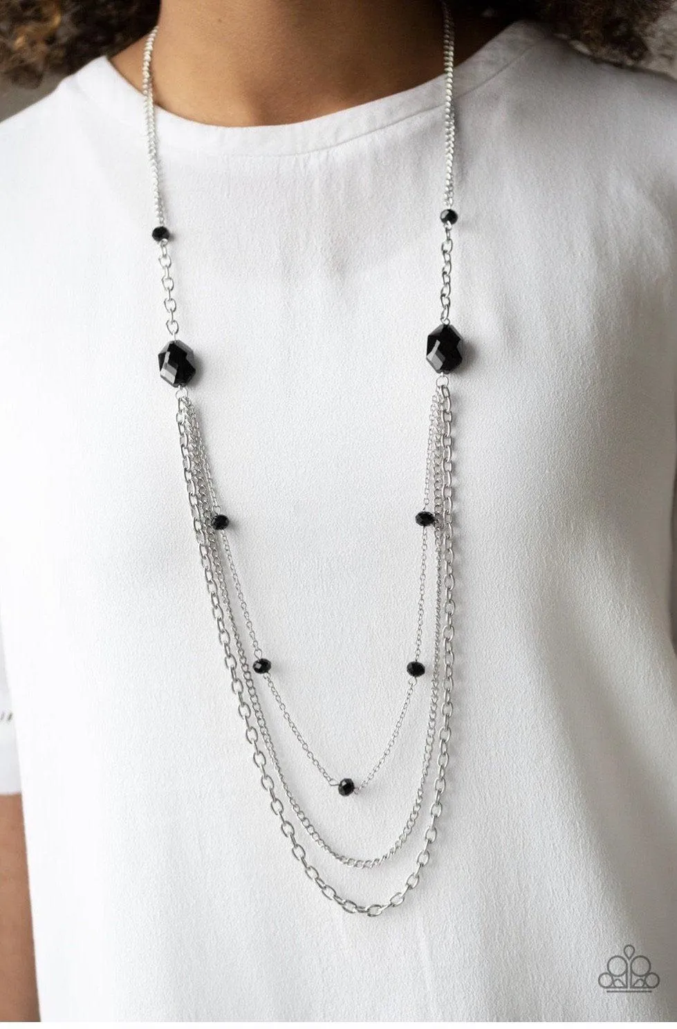 Dare To Dazzle Black Necklace - Paparazzi Accessories