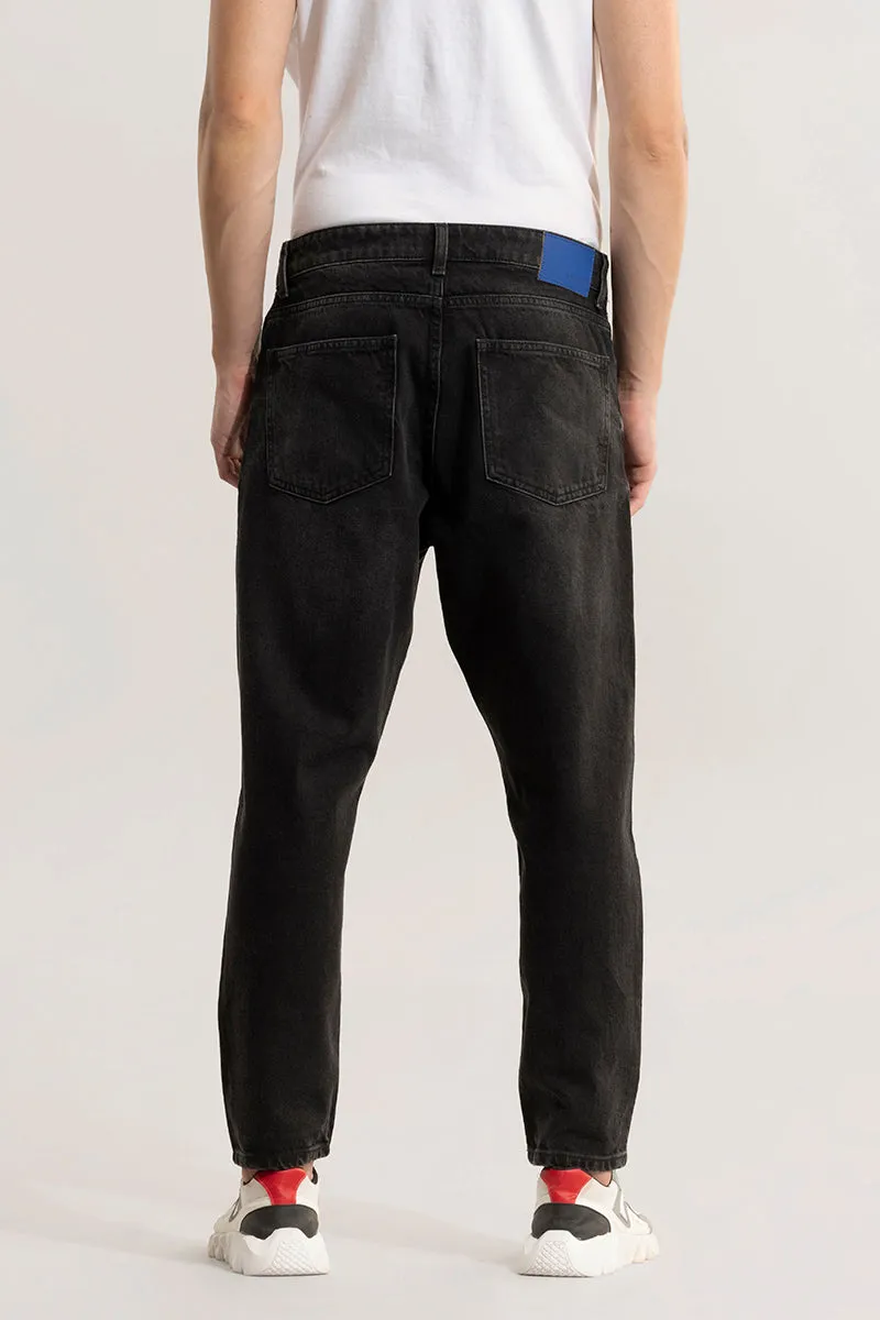 Dusk Ash Black Baggy Fit Jeans