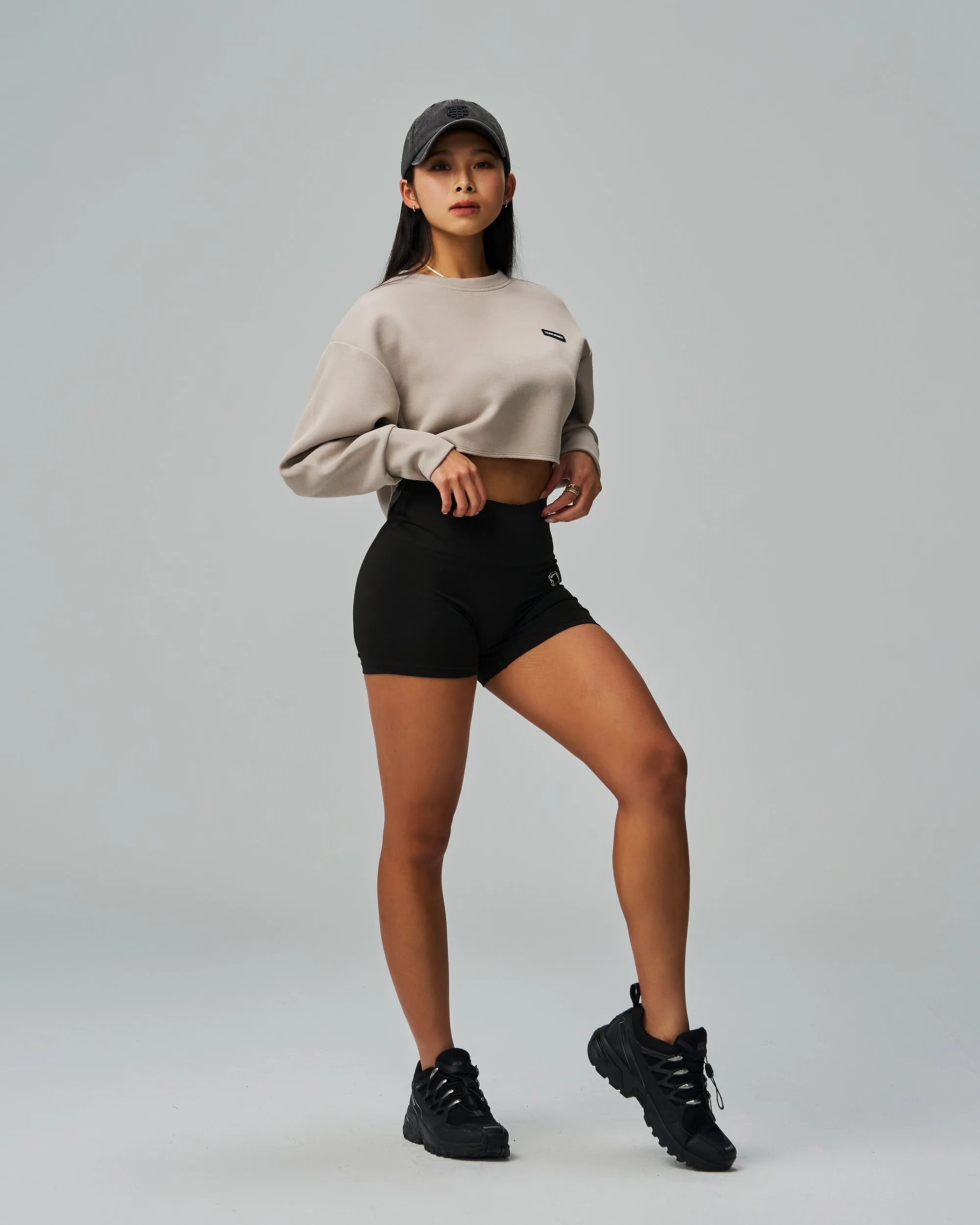 Everyday Label Crop Long Sleeve