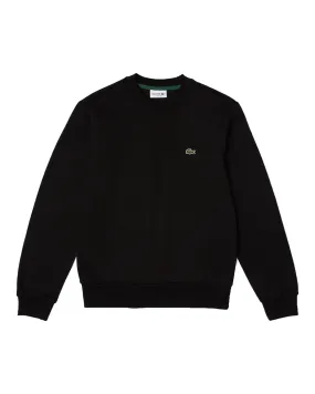 Felpa Uomo Lacoste Basic Logo Nero