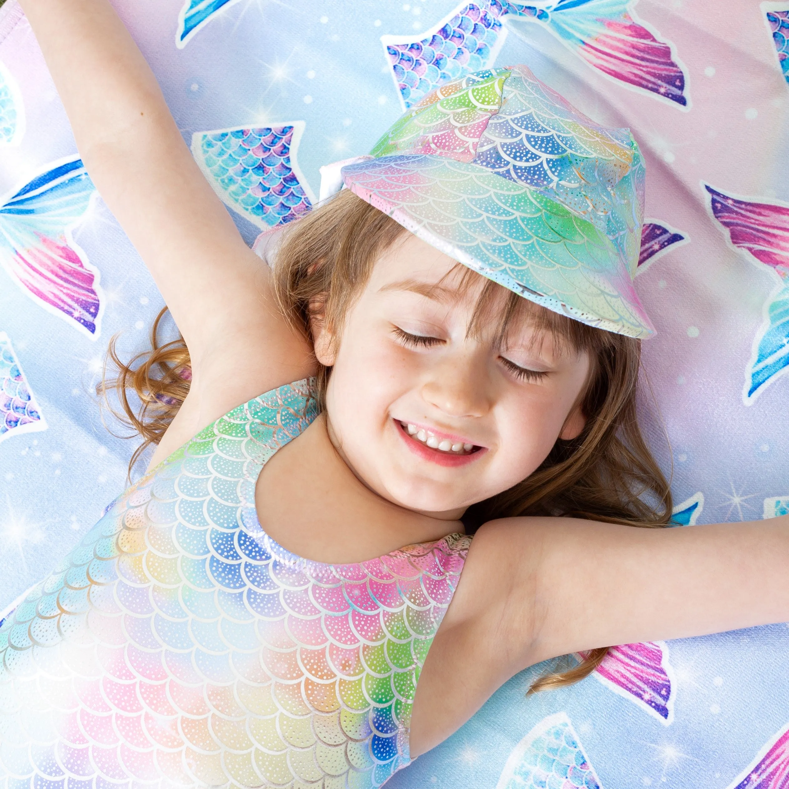 Finny Sun & Swim Hat (Foil Print)