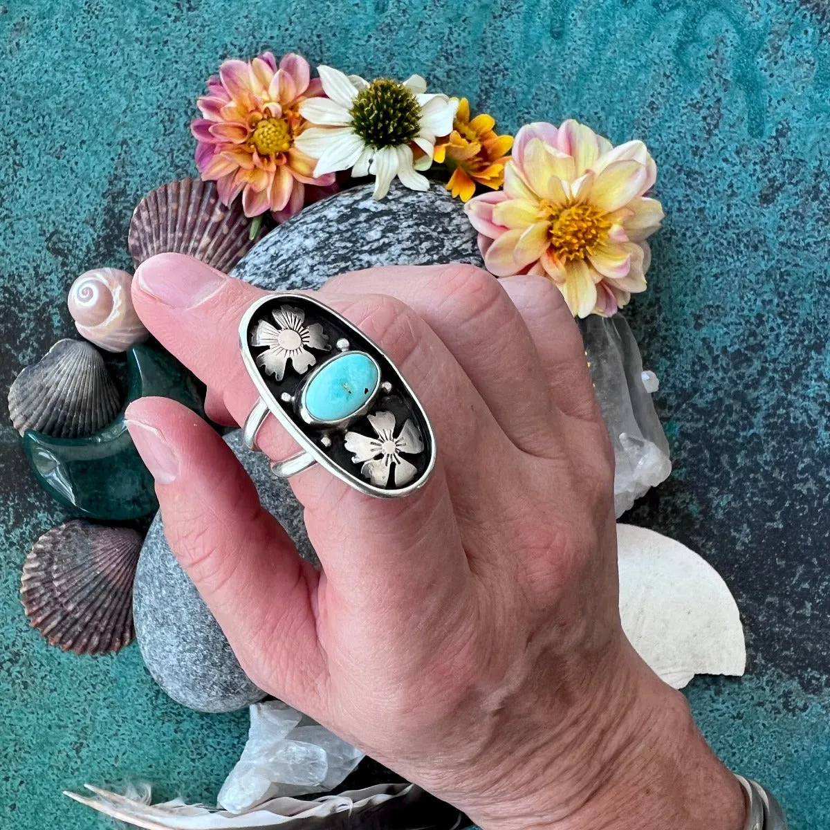 Flower Garden 'Folklore' Ring Sz 6