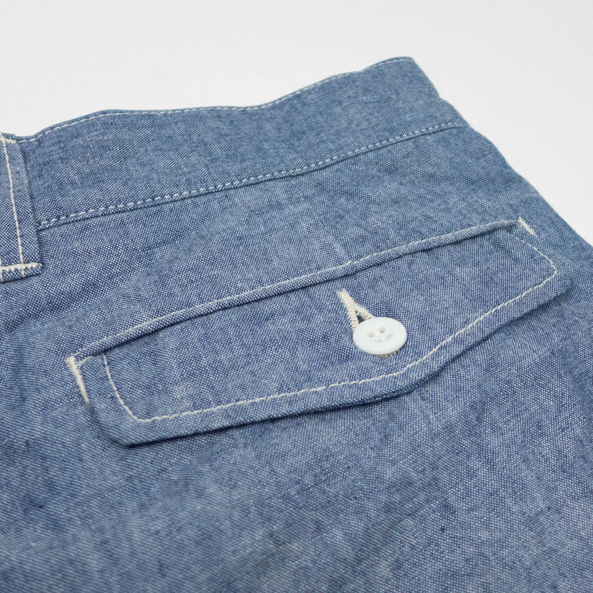 FOB Factory - Chambray M52 Trousers - Blue