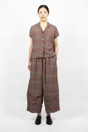 H.D.P. Pant Green  Plaid