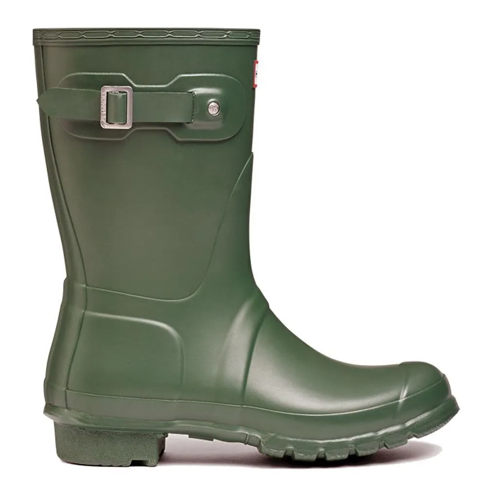 Hunter Original Short Green Womens Boots - UK 7