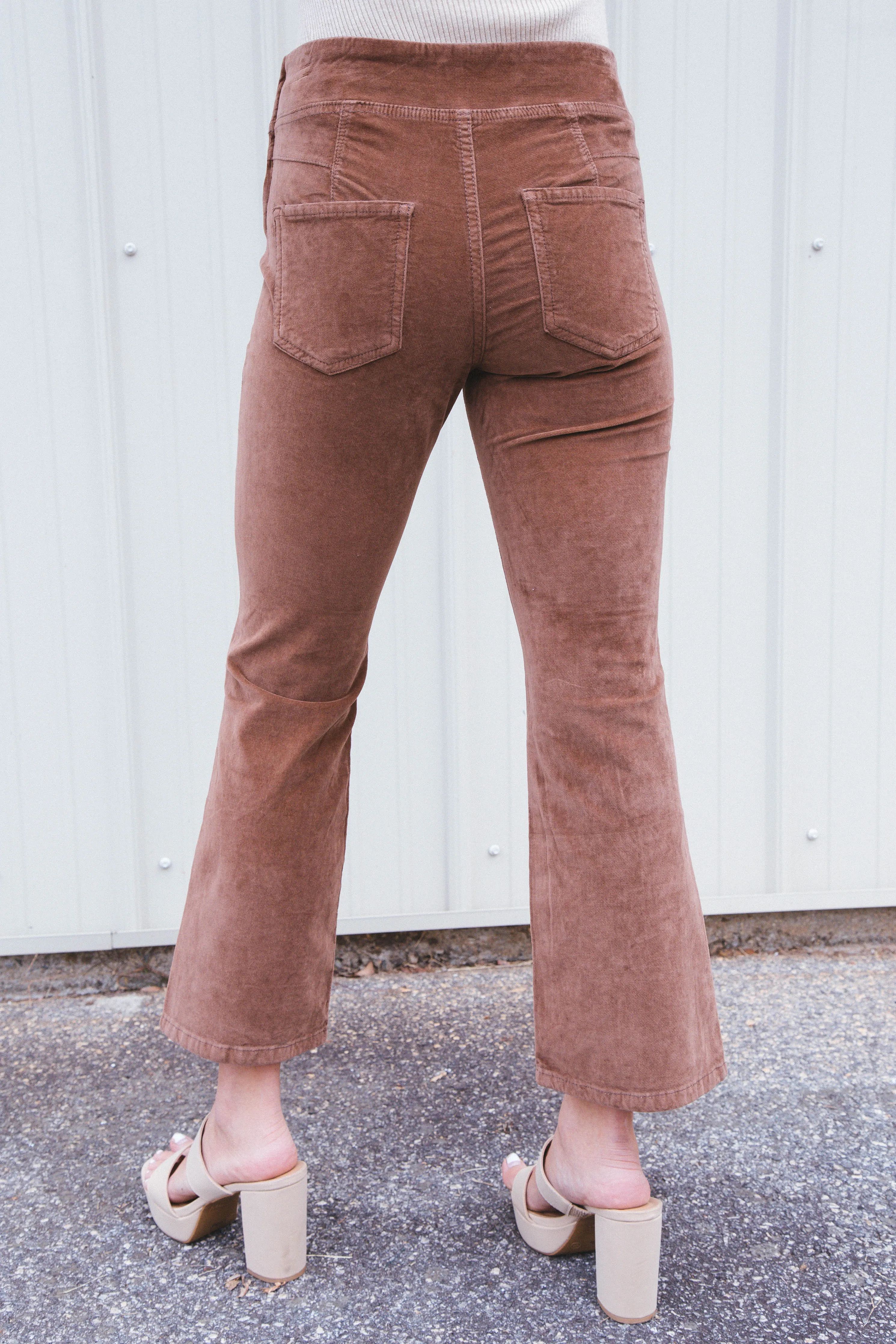 In My Feelings Boot Cut Pants, Chocolate | Free People