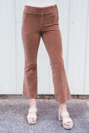 In My Feelings Boot Cut Pants, Chocolate | Free People