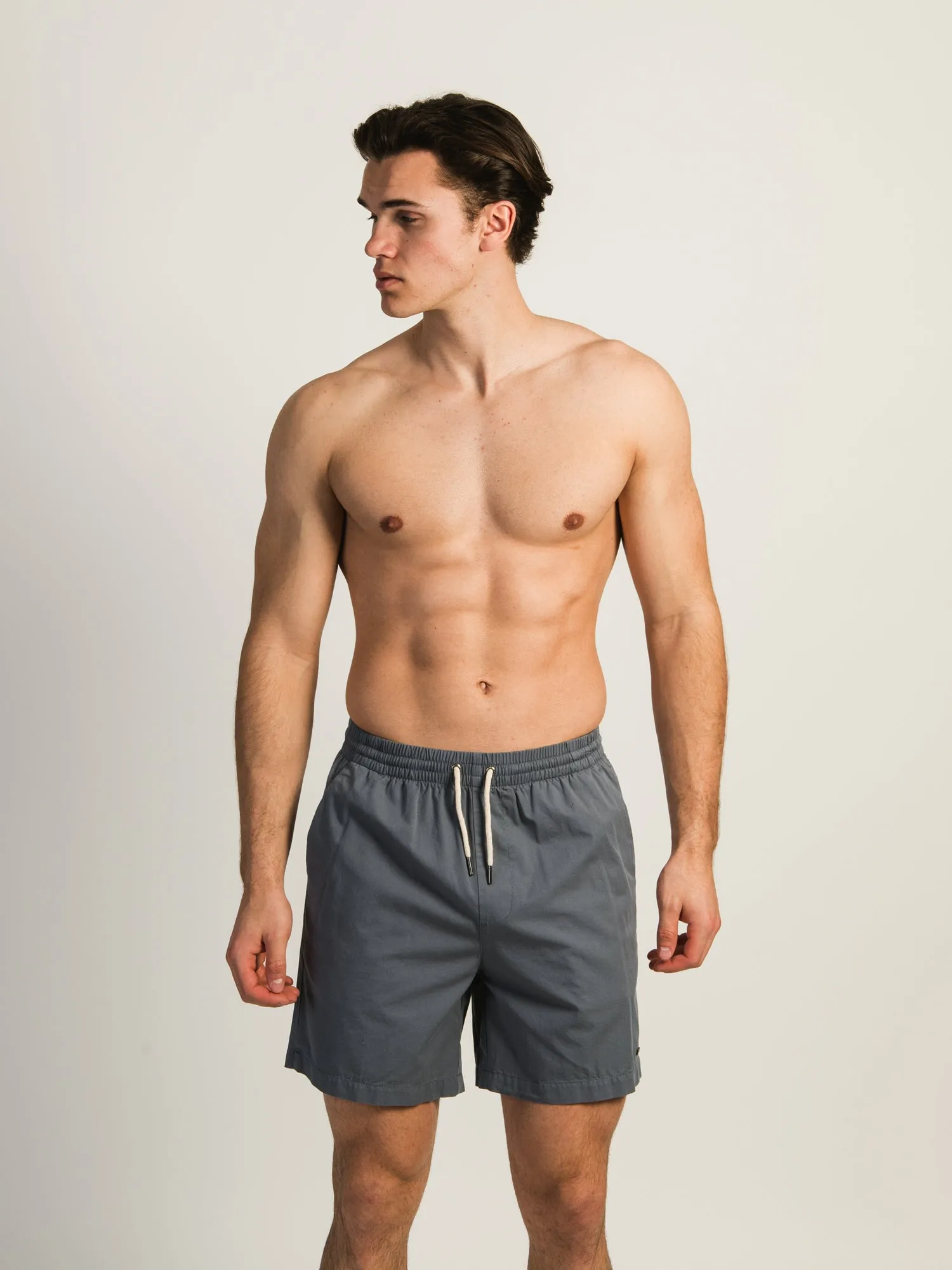 ISLAND HAZE COTTON TWILL 6 VOLLEY SHORT