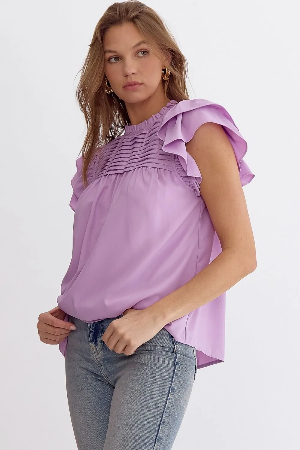 Iva Top in Lavender