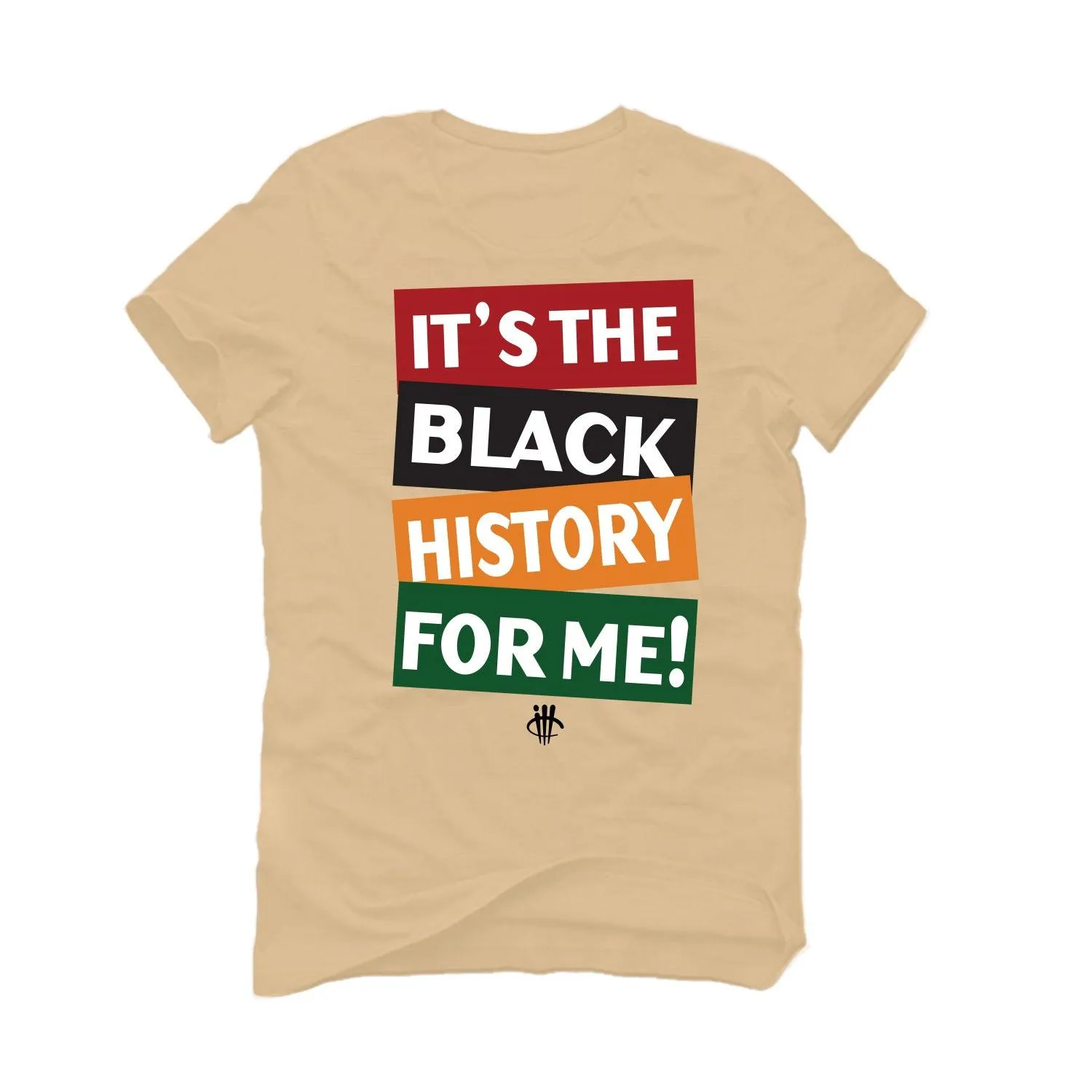 Jordan 2 Retro Black History Month Tan T-Shirt (history for me)