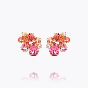 Katie Earrings / Coral Combo