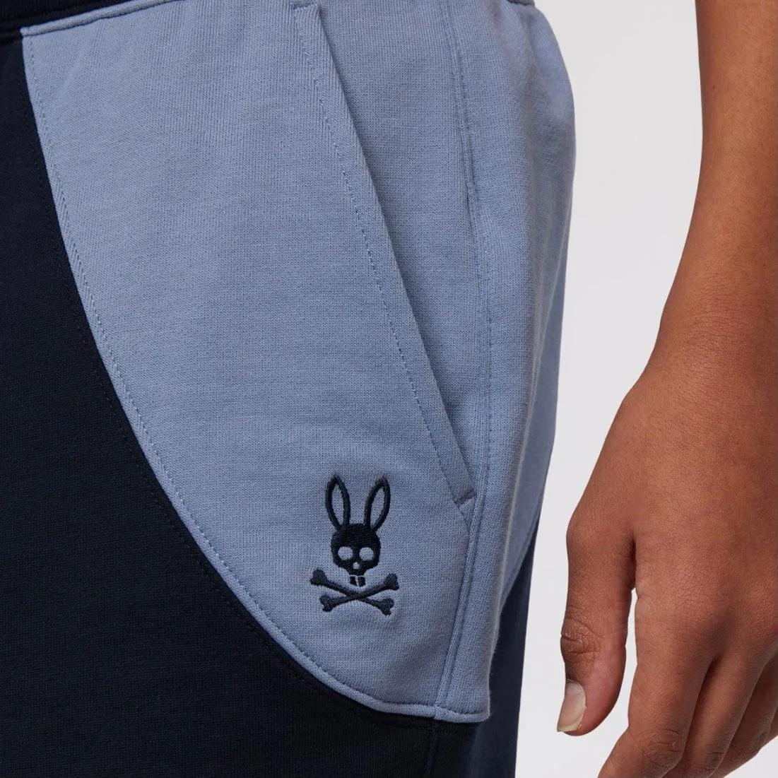 KIds Psycho Bunny Kenny Sweatshort (Navy) B0R933Y1FT