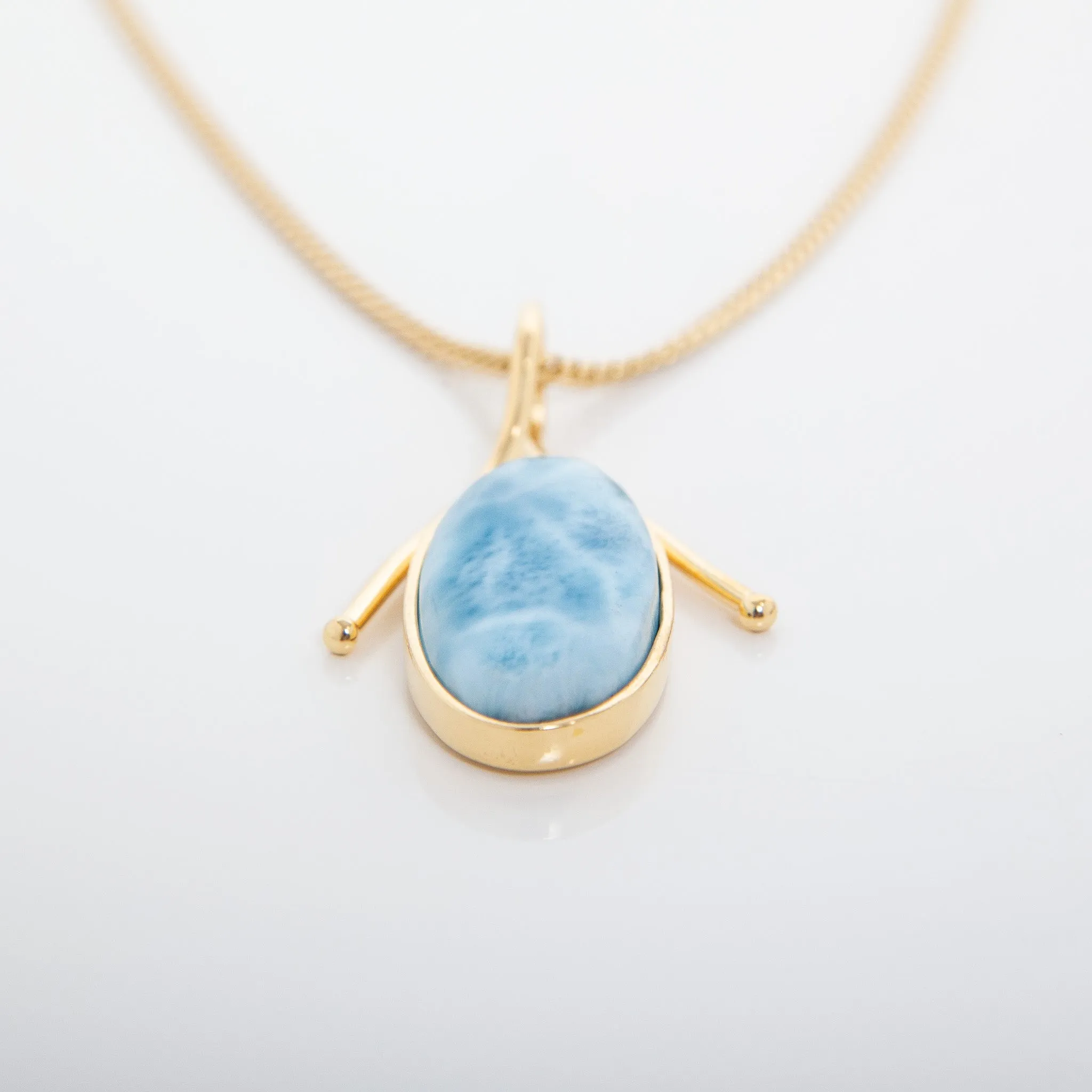 Larimar Vermeil Pendant Eileen