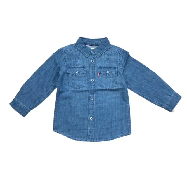 Levi's Kids Barstow Western children's shirt 8E6866 M28 vintage stone