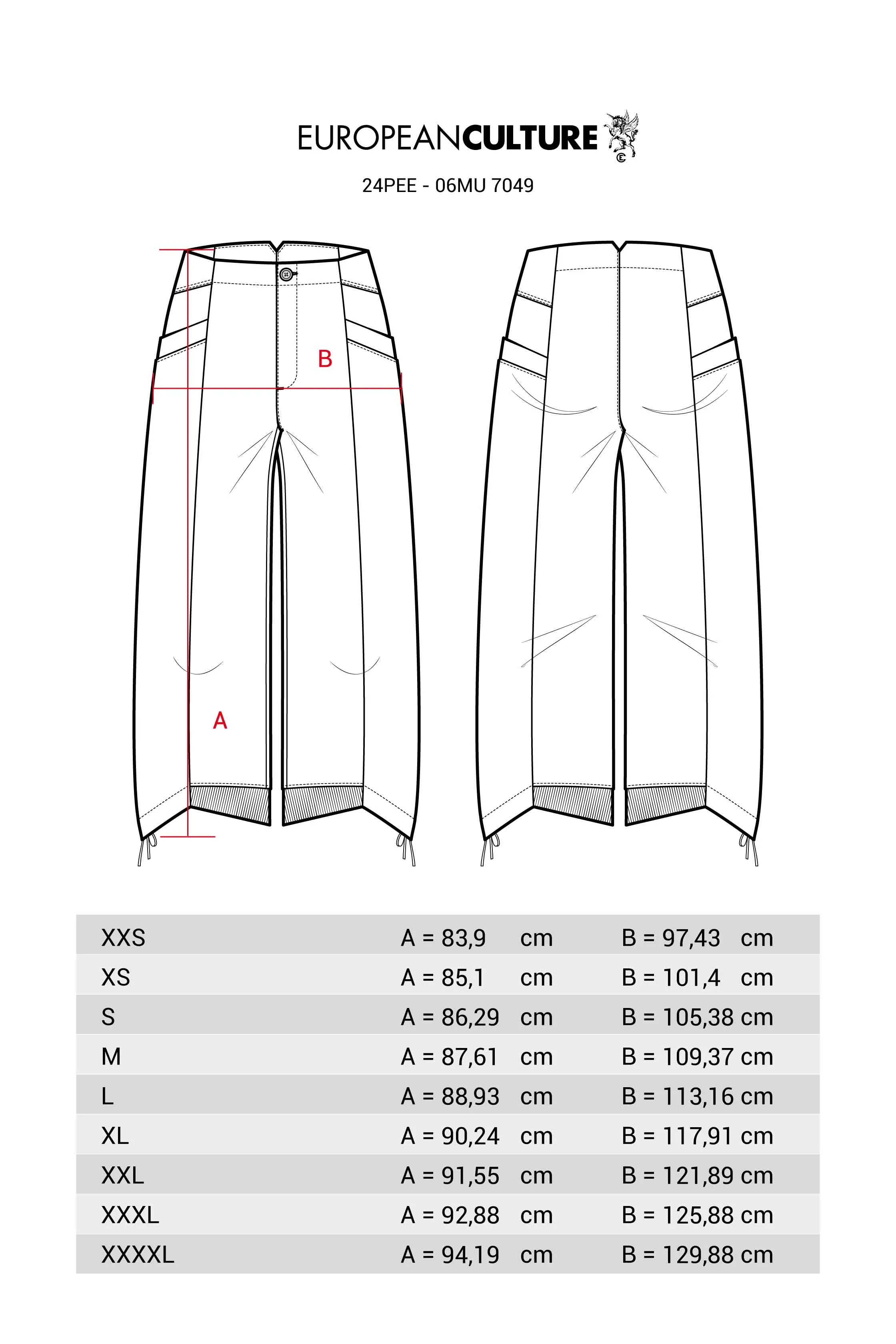 Linen and Lyocell Pants with Drawstring Garment-Dyed 06MU 7049